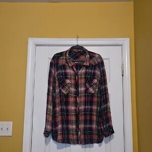 Torrid Multicolor Plaid Shirt